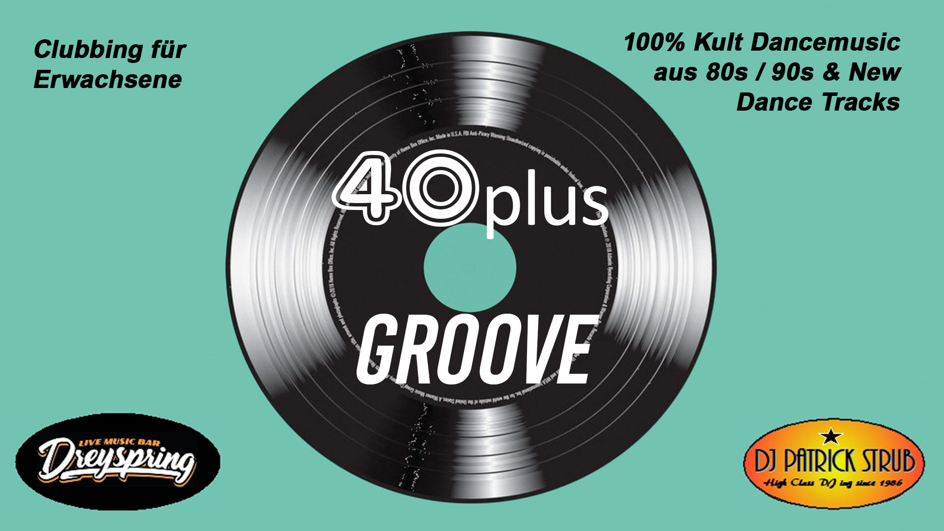 40plus Groove Party Schlachthof Lahr