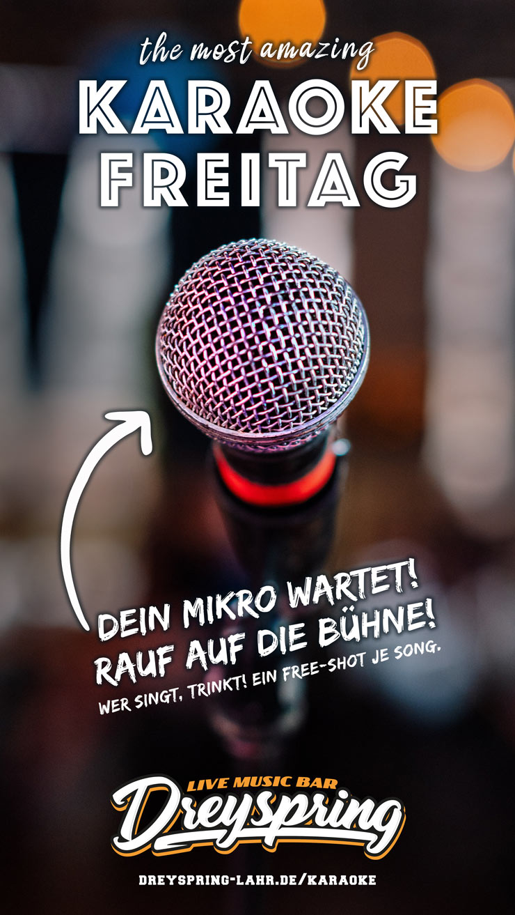 Karaoke Freitag Party mobile